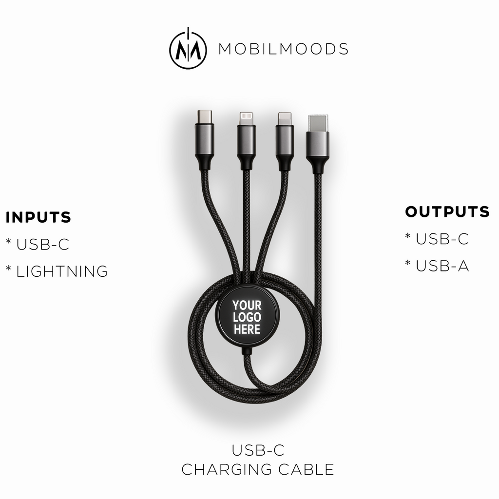 W-1, Affordable Company Giveaway Gift, Company Bulk Order Giveaway, Corporate Logo Welcome Gift, Affordable Exhibition Gift, Personalized Charger