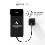 Personalized Built-in Cord Charger for Corporate Gifts, Custom Charger for Business Gifts, Bulk Order Personalized Chargers for Events