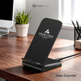 Custom Light Up Logo Wireless Charger Stand, Branded Desk Phone Dock, Bulk Employee Welcome Gift, Client Appreciation, Event Swag