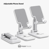 Personalized Adjustable Phone Stand Custom Logo Phone Holder Foldable Aluminum Cell Phone Stand Corporate Gift Employee Appreciation Gift