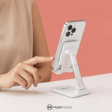 Personalized Adjustable Phone Stand Custom Logo Phone Holder Foldable Aluminum Cell Phone Stand Corporate Gift Employee Appreciation Gift