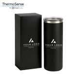 Personalized Slim Stainless Steel Tumbler, Custom Logo Corporate Gift, Employee Appreciation Cup, Branded Business Drinkware