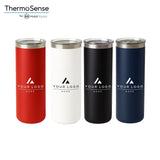 Personalized Slim Stainless Steel Tumbler, Custom Logo Corporate Gift, Employee Appreciation Cup, Branded Business Drinkware