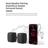 Personalized Light-Up SoundBox Speaker, Custom Logo Bluetooth 5.4 Audio, TWS Portable Speaker, Realtor Closing Gift, Tech Onboarding Kit