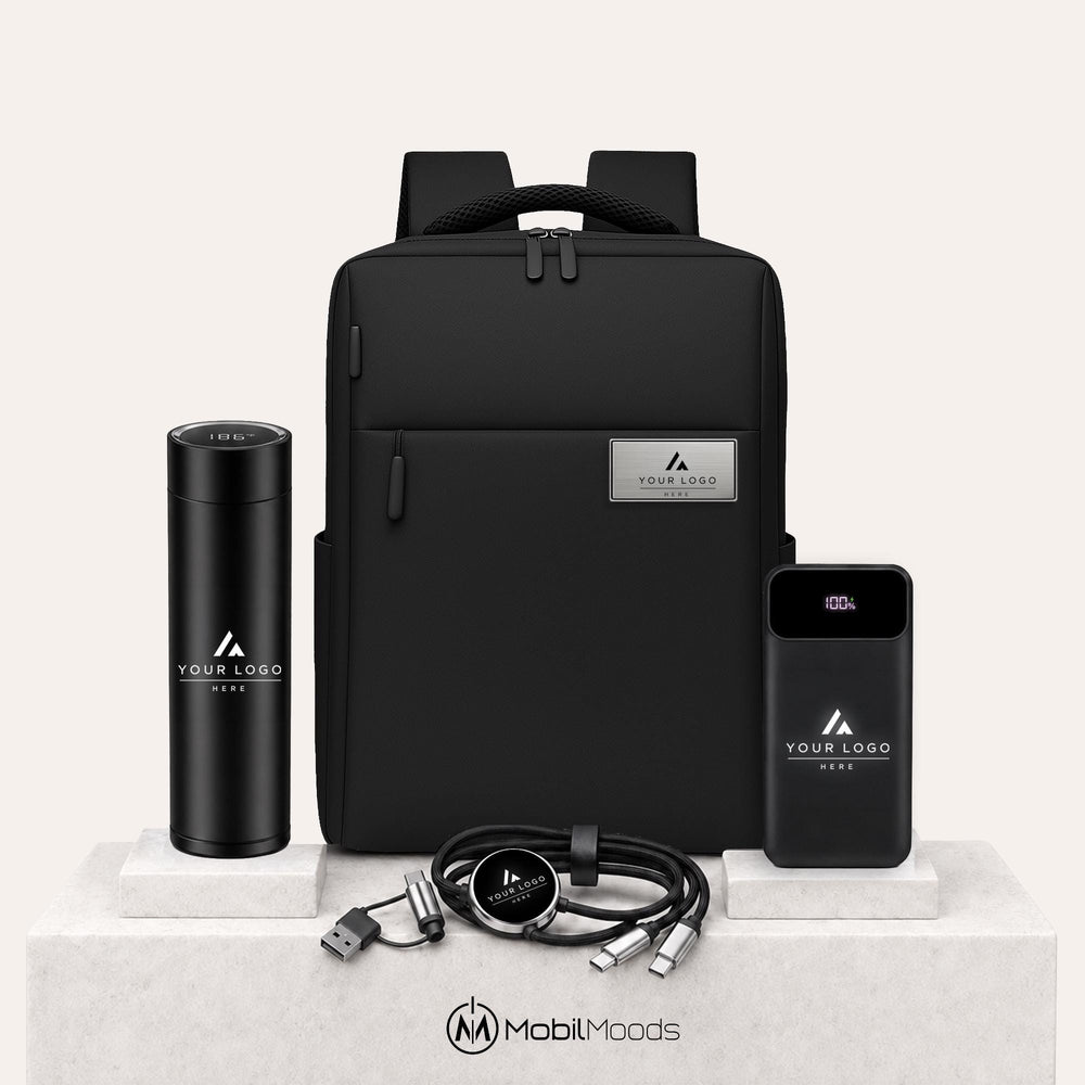 Custom Logo Backpack Gift Set, Personalized Employee Appreciation Package, New Hire Welcome Gift for Logistics Companies