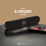 Customized Light Up SoundBar, 20W Speaker with HDMI USB-C and SD Card, Employee Tech Gift, Client Welcome Gift SoundBar