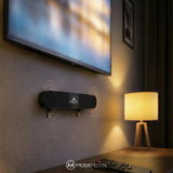 Customized Light Up SoundBar, 20W Speaker with HDMI USB-C and SD Card, Employee Tech Gift, Client Welcome Gift SoundBar