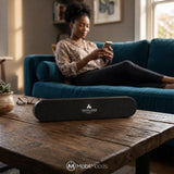 Customized Light Up SoundBar, 20W Speaker with HDMI USB-C and SD Card, Employee Tech Gift, Client Welcome Gift SoundBar