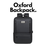 Customized Oxford Fabric Laptop Backpack, Personalized Logo Work Bag, Tech Onboarding Backpack, Conference Travel Bag, Realtor Team Gift