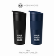 T-2, 18oz Personalized Premium Tumbler, Custom Engraved Thermos, Company Logo Bulk Order Tumbler, Corporate Client Gift Thermos, Personalized Mug