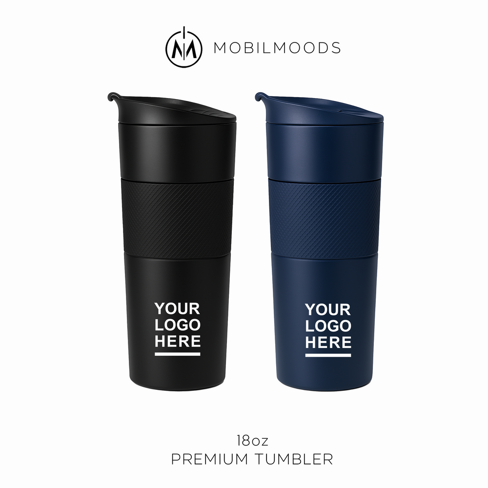 T-2, 18oz Personalized Premium Tumbler, Custom Engraved Thermos, Company Logo Bulk Order Tumbler, Corporate Client Gift Thermos, Personalized Mug
