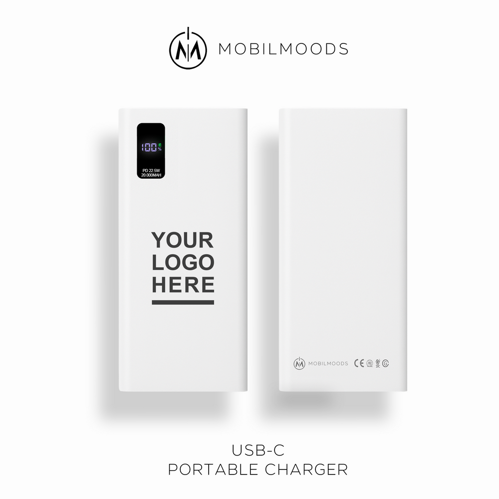 P-20, Company Gift Personalized Charger, Customized Gift Powerbank, Personalized iPhone Charger, Promotional Powerbank, Custom Corporate Promotion