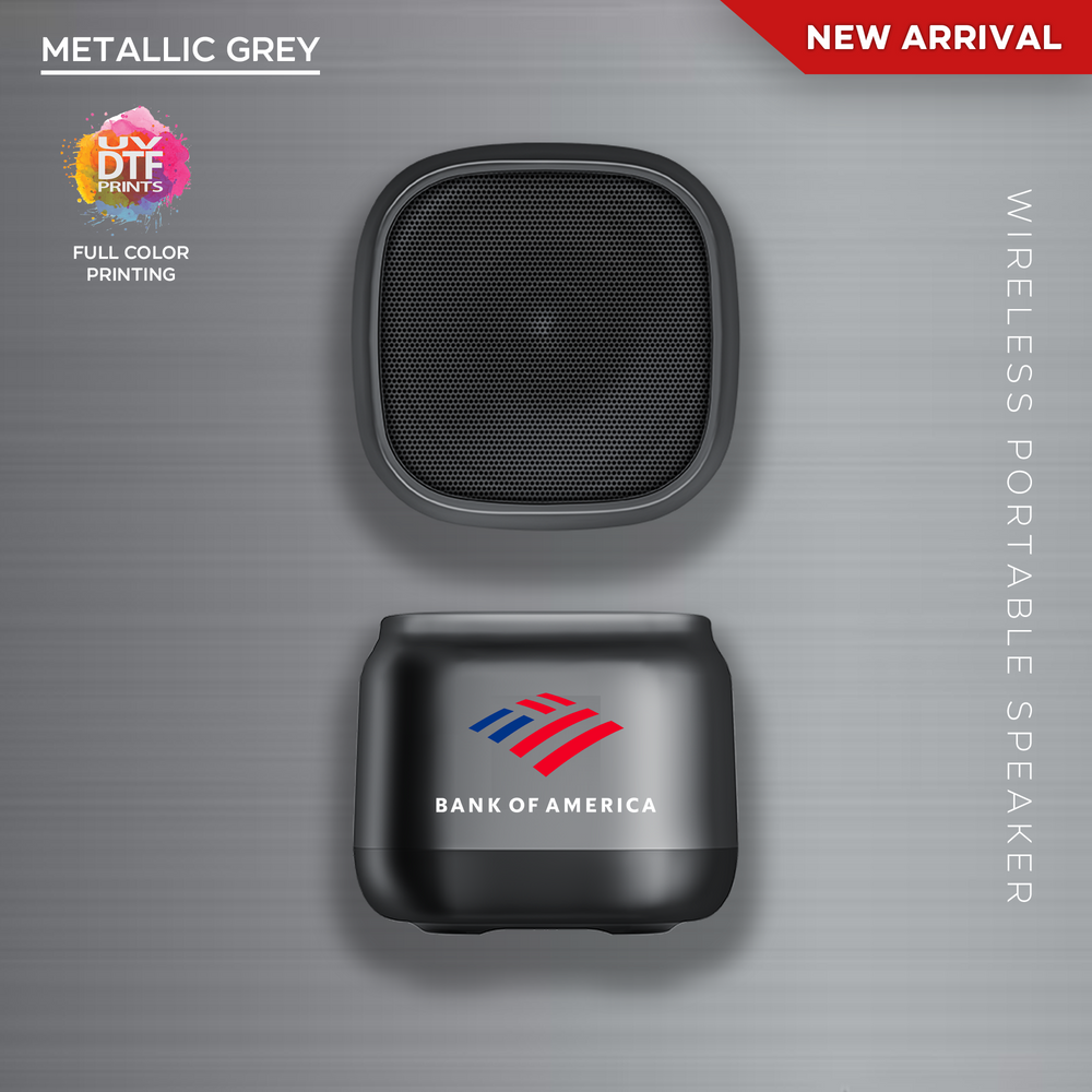 Personalized Promotional Portable Speaker, Customized Company Logo Wireless Speaker, Company New Year Gift Bluetooth Speaker, Holiday Gift