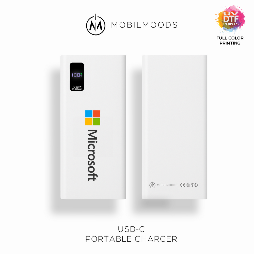 P-20, Company Gift Personalized Charger, Customized Gift Powerbank, Personalized iPhone Charger, Promotional Powerbank, Custom Corporate Promotion