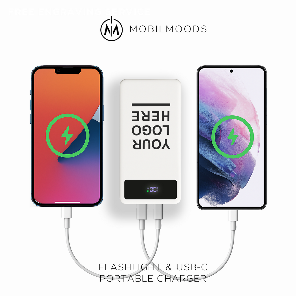 Company Gift Personalized Charger, Customized Gift Powerbank, Personalized iPhone Charger, Promotional Powerbank, Custom Corporate Promotion