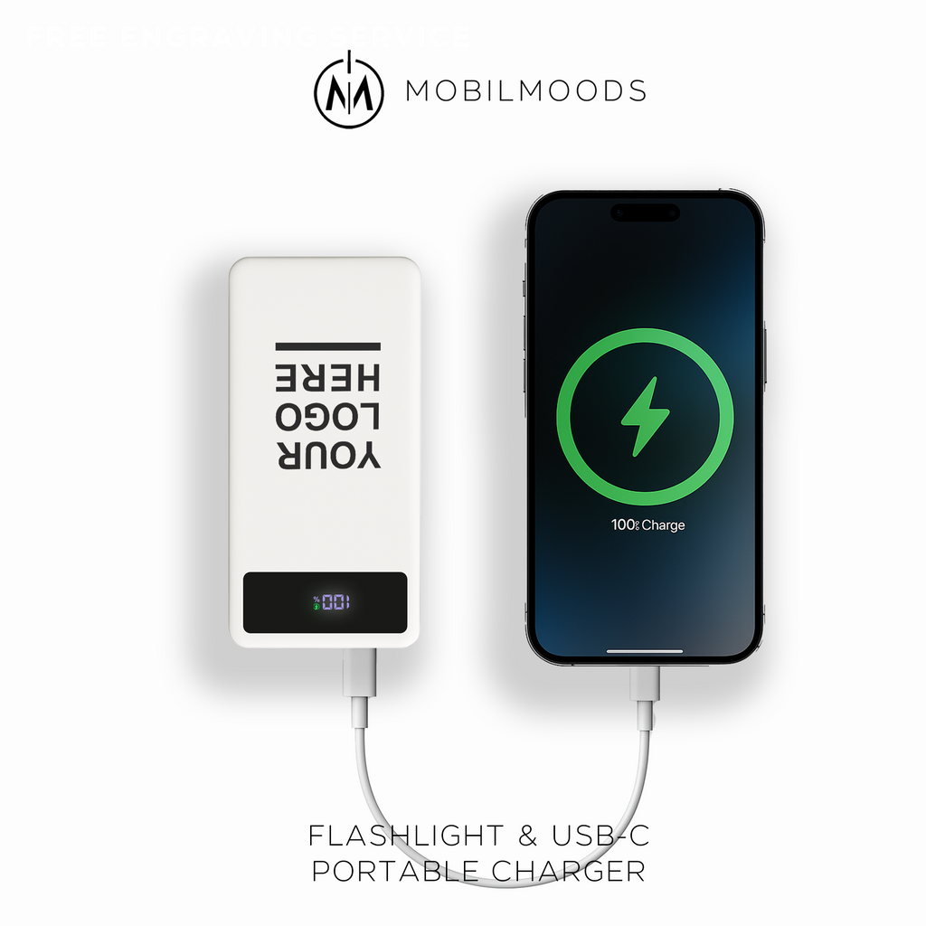 Company Gift Personalized Charger, Customized Gift Powerbank, Personalized iPhone Charger, Promotional Powerbank, Custom Corporate Promotion