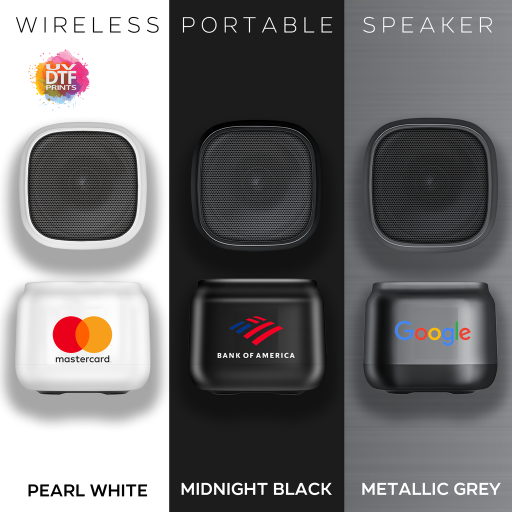 Personalized Promotional Portable Speaker, Customized Company Logo Wireless Speaker, Company New Year Gift Bluetooth Speaker, Holiday Gift