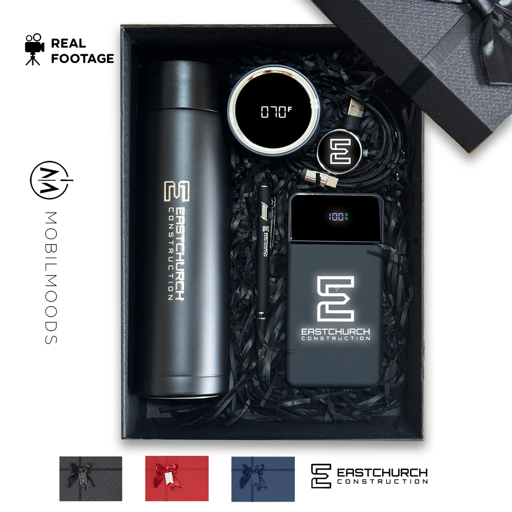 Company Logo Affordable Gift Box, Corporate Client Holiday Gift Box, Personalized Employee Gift Box, Business Logo New Year Gift Box