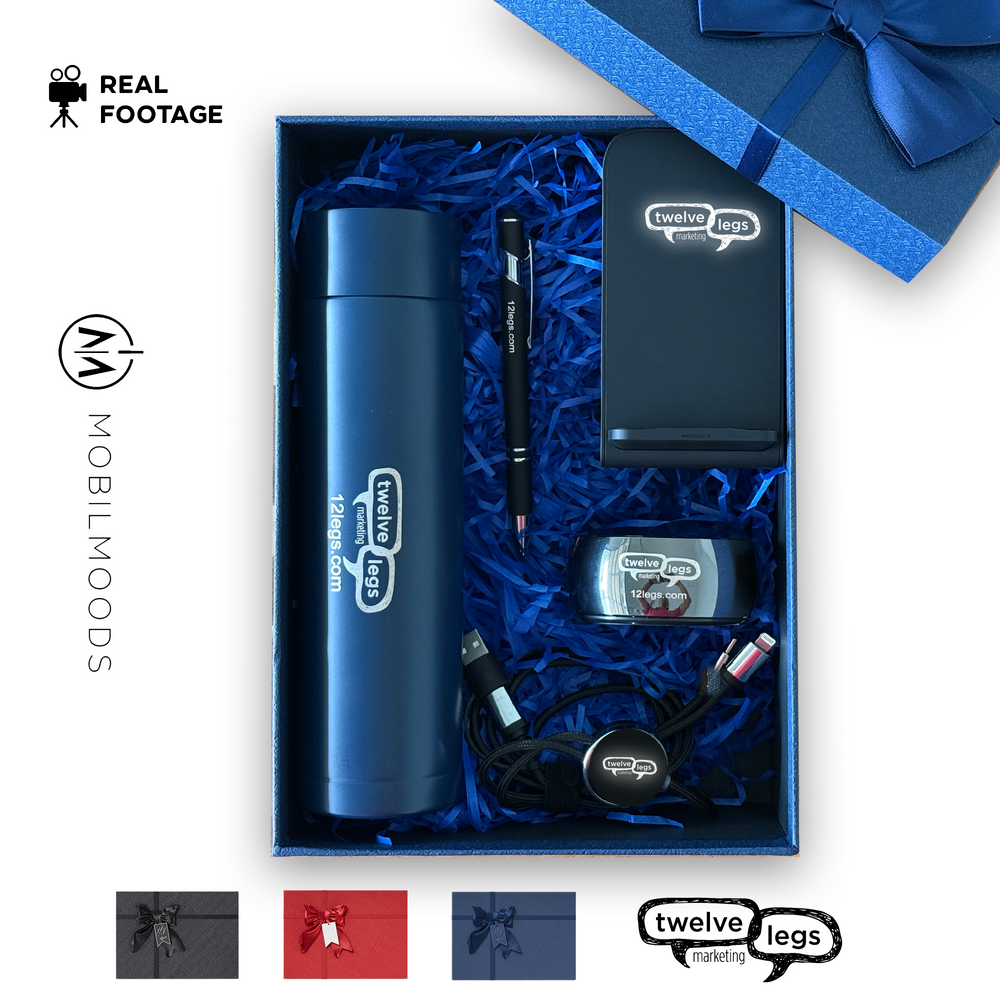 Company Logo Affordable Gift Box, Corporate Client Holiday Gift Box, Personalized Employee Gift Box, Business Logo New Year Gift Box