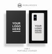 Personalized Portable Charger, New Year Gift Portable Charger, Holiday Gift Portable Charger, Employee Thanks Gift, Premium Client Gift, Corporate Gift Portable Charger