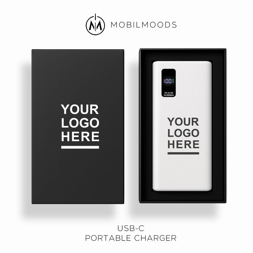 Personalized Portable Charger, New Year Gift Portable Charger, Holiday Gift Portable Charger, Employee Thanks Gift, Premium Client Gift, Corporate Gift Portable Charger