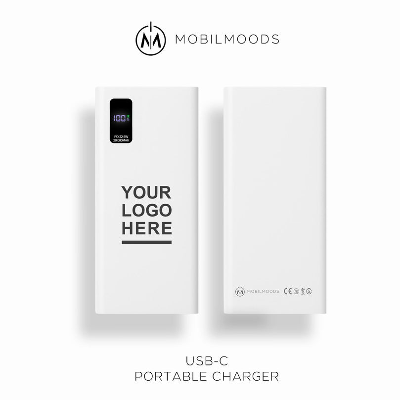 Personalized Portable Charger, New Year Gift Portable Charger, Holiday Gift Portable Charger, Employee Thanks Gift, Premium Client Gift, Corporate Gift Portable Charger