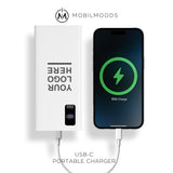 Personalized Portable Charger, New Year Gift Portable Charger, Holiday Gift Portable Charger, Employee Thanks Gift, Premium Client Gift, Corporate Gift Portable Charger