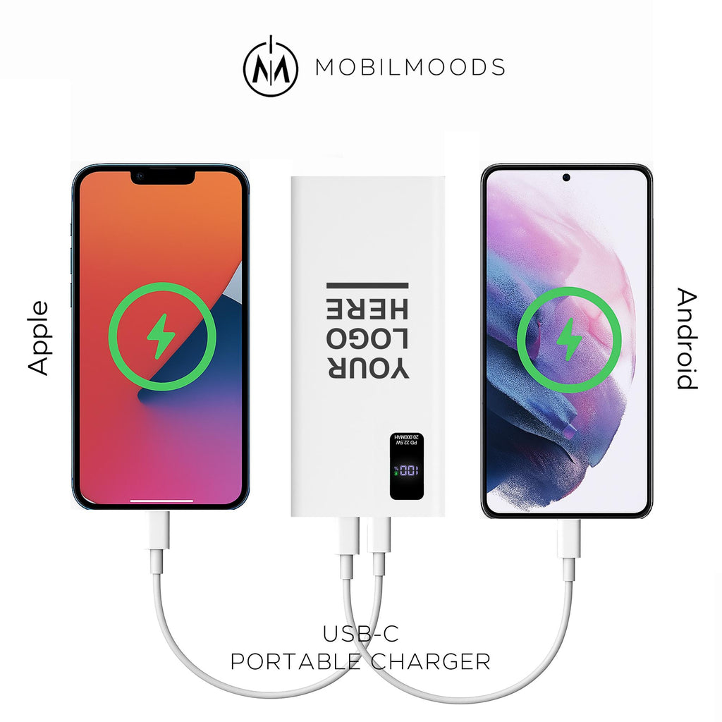 Personalized Portable Charger, New Year Gift Portable Charger, Holiday Gift Portable Charger, Employee Thanks Gift, Premium Client Gift, Corporate Gift Portable Charger