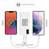 Personalized Portable Charger, New Year Gift Portable Charger, Holiday Gift Portable Charger, Employee Thanks Gift, Premium Client Gift, Corporate Gift Portable Charger