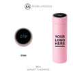 Promotional Thermos, Custom-Engraved Bottle, Smart Bottle, Travel Tumbler, Colorful Thermos, Stainless Steel Drinkware, Personalized Gift