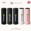 Promotional Thermos, Custom-Engraved Bottle, Smart Bottle, Travel Tumbler, Colorful Thermos, Stainless Steel Drinkware, Personalized Gift