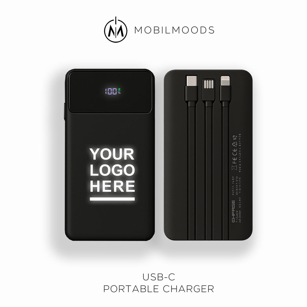 Company Gift Personalized Charger, Customized Gift Powerbank, Personalized iPhone Charger, Promotional Powerbank, Custom Corporate Promotion