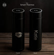 Promotional Thermos, Custom-Engraved Bottle, Smart Bottle, Travel Tumbler, Colorful Thermos, Stainless Steel Drinkware, Personalized Gift