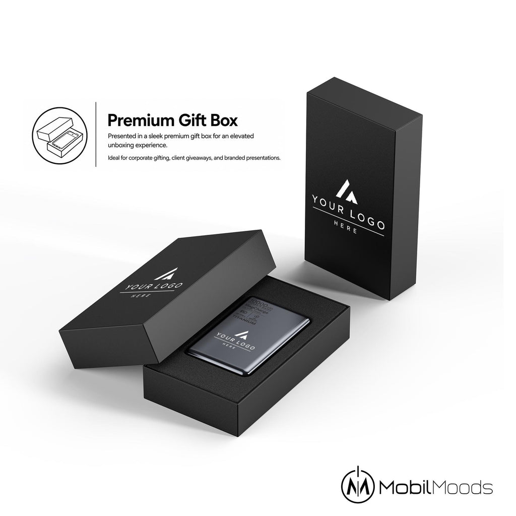 Custom MagSafe Charger for Corporate Gifts, Custom Portable Charger for Business Gifts, Bulk Order Personalized Chargers for Events