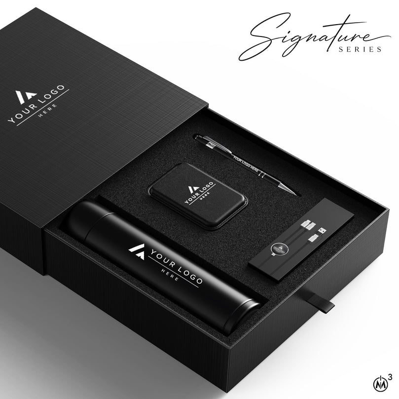Premium Signature Gift Box, Personalized Corporate Gifting for Employees, Clients, Partners, Conferences and Holiday Campaigns