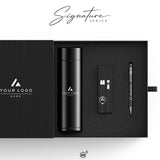 Luxury Branded Business Gift Box, Custom Logo Signature Collection, Bulk Employee, Client and Executive Appreciation Gifts