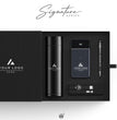 Custom Logo Corporate Gift Box, Signature Series with Smart Thermos, 10000mAh Power Bank, Charging Cable and Stylus Pen, Bulk Employee Gift