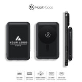 Custom Light-Up Corporate Gift Box, Bulk Employee and Client Gifts, Branded Tech Set with MagSafe Power Bank, Charging Cable and Stylus Pen