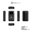 Personalized Corporate Tech Gift Set, 10000mAh Wall Plug Power Bank with Built-In Cables, Branded Employee Client Gift Box, Cable and Stylus