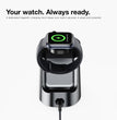 Custom Company Logo 3-in-1 Charging Dock, Personalized Light Up Logo Wireless Station for Phone Watch and Earbuds, Bulk Corporate Tech Gift