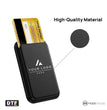 Personalized MagSafe Compatible Wallet Stand, Custom Logo Vegan Leather Card Holder, Hands Free Phone Kickstand, Bulk Company Gift