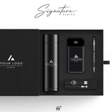 Branded Signature Corporate Gift Box, Custom Company Logo Gifts for Staff, Executives, Clients, New Hires and Business Events