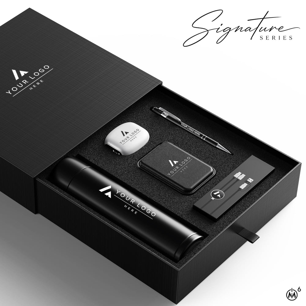 Branded Company Gift Box, Signature Series Bulk Gifts for New Employees, Loyal Clients, Leadership Teams and Corporate Events