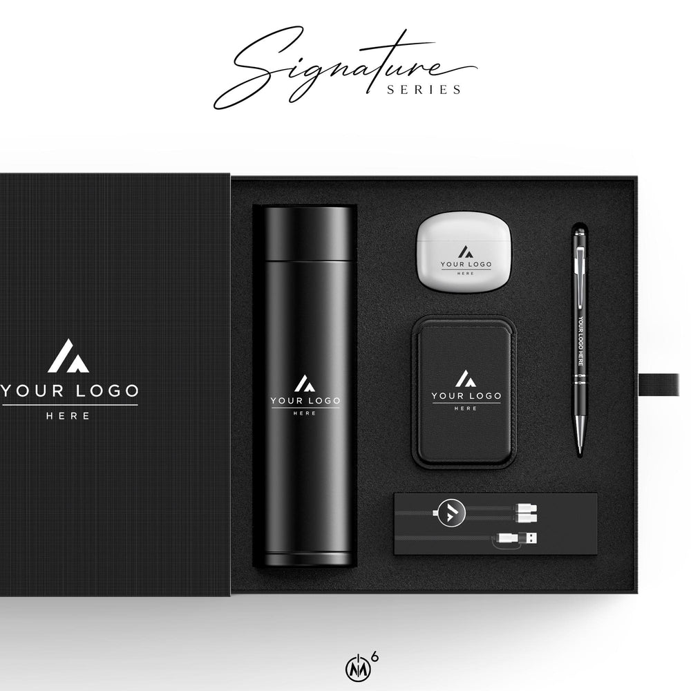Branded Company Gift Box, Signature Series Bulk Gifts for New Employees, Loyal Clients, Leadership Teams and Corporate Events