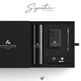 Signature Series Corporate Gift Box, Personalized Company Swag for Employee Welcome Kits, Client Thank You and Holiday Programs