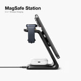 Customized Logo 3-in-1 MagSafe-Compatible Charging Station for iPhone, Apple Watch and AirPods, Personalized MagSafe Station, Custom Charger
