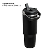 Personalized Insulated Tumbler with Handle, Custom Logo Travel Cup, Realtor Closing Gift Tumbler, Construction Crew Mug, Conference Swag