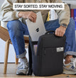 Personalized Oxford Fabric Laptop Backpack, Custom Metal Logo Work Bag, Tech Onboarding Backpack, Conference Travel Bag, Realtor Team Gift