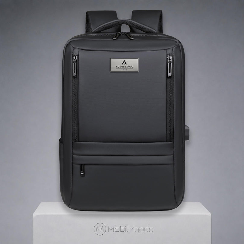 Customized Company Logo Laptop Backpack, Personalized Colorful Logo Work Bag, Tech Onboarding Backpack, Conference Travel Bag, Team Gift Bag