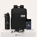 Custom Logo Backpack Gift Set, Personalized Staff Appreciation Gift, New Hire Welcome Package for Construction Companies